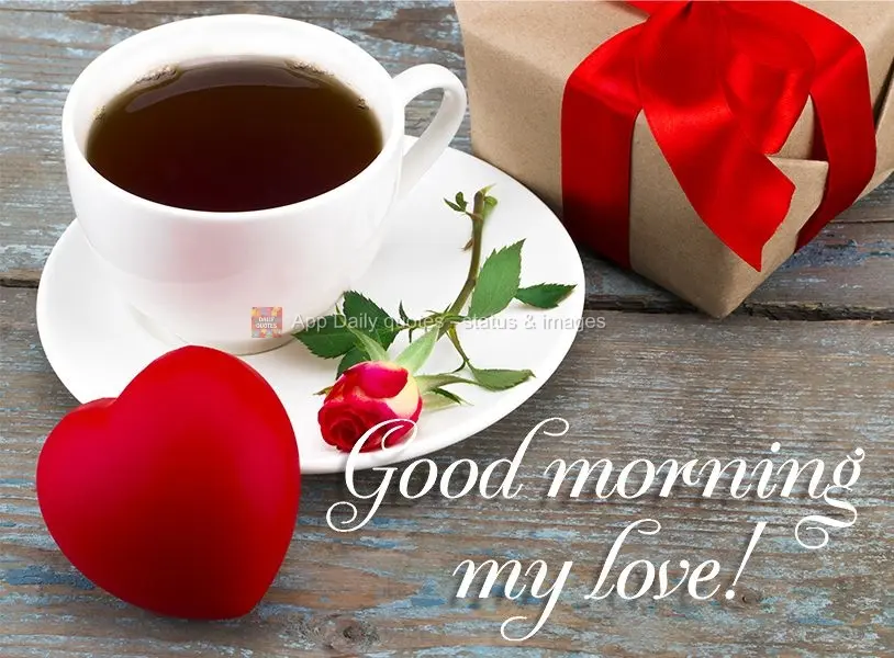 Good morning, my love!