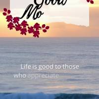 Life is good to those who show appreciation. The days are lighter to those who walk in faith. Dreams are possible for those who don't give up. Good morni...