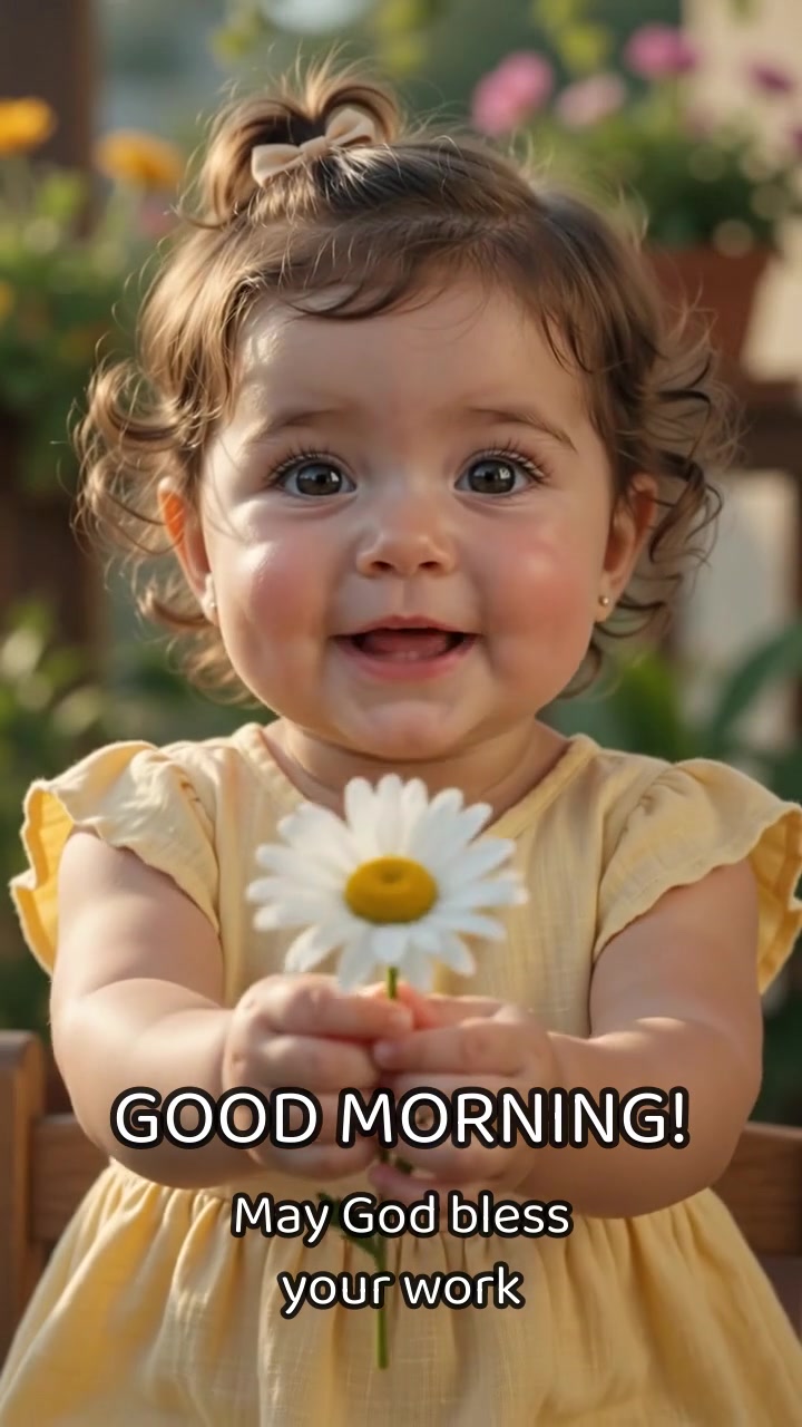Good morning! ☀️🙏
May God bless your work! 💛