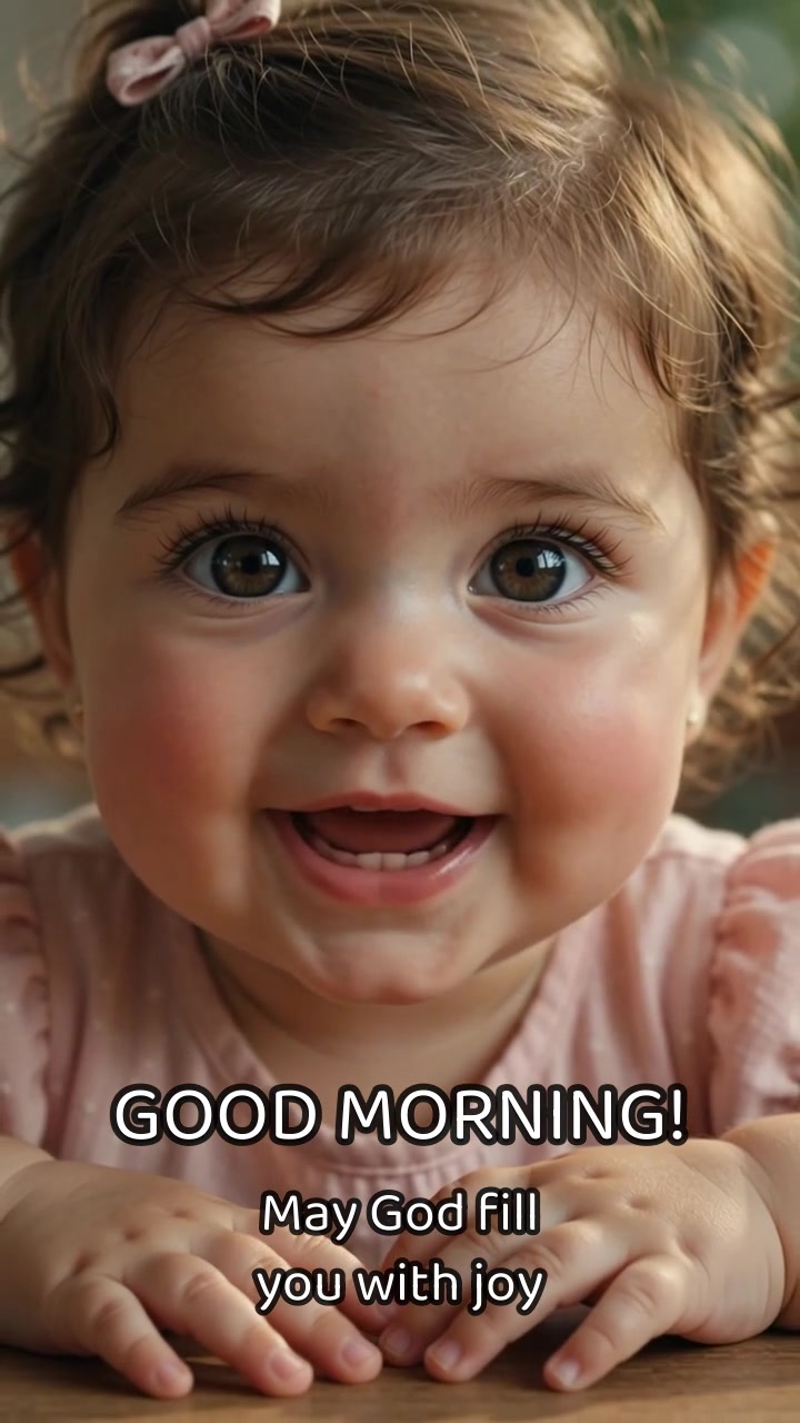 Good morning! ☀️💛
May God fill you with joy! 💛