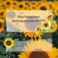 May happiness be with you on this blessed day! Good morning!