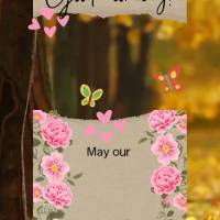 May our lives be full of blessings on this blessed day. Good morning!