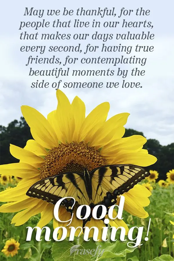 May we be thankful for the people that live in our hearts that make every second of our day valuable, for having true friends, and for contemplating beau...