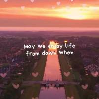 May we enjoy life from dawn when the sun arrives to infect us with joy and a good dose of optimism! Good morning!