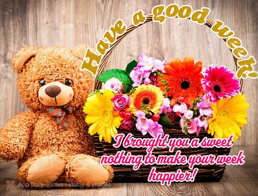 I brought you a sweet nothing to make your week happier! Have a good week!