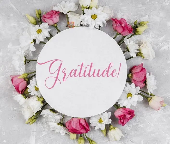 Give thanks! 