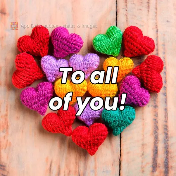 To all of you!