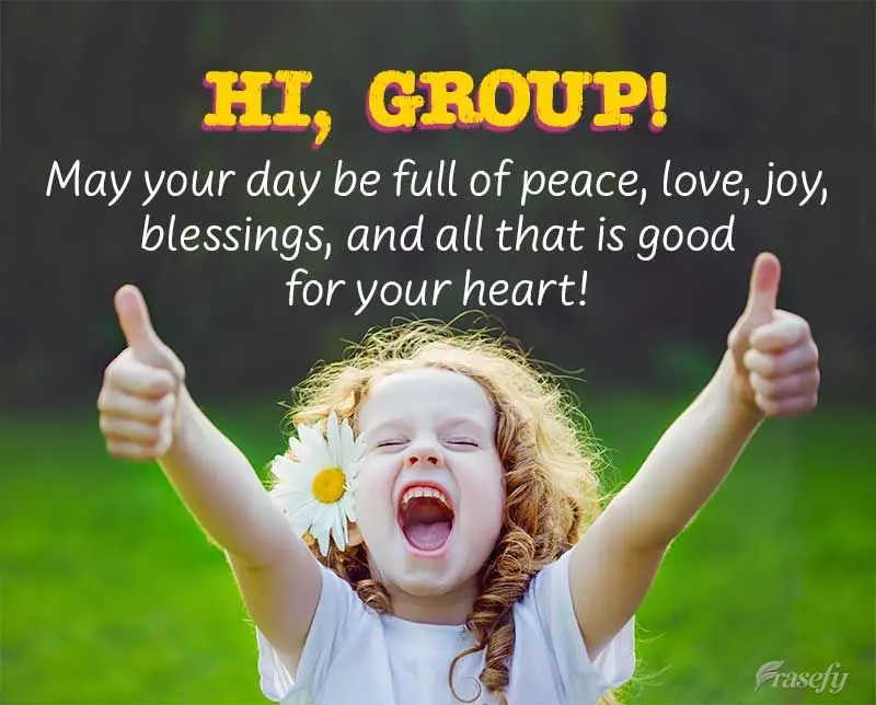 Que o dia seja de paz, amor, alegria, bênçãos e tudo que faz bem ao coração! Olá Grupo!