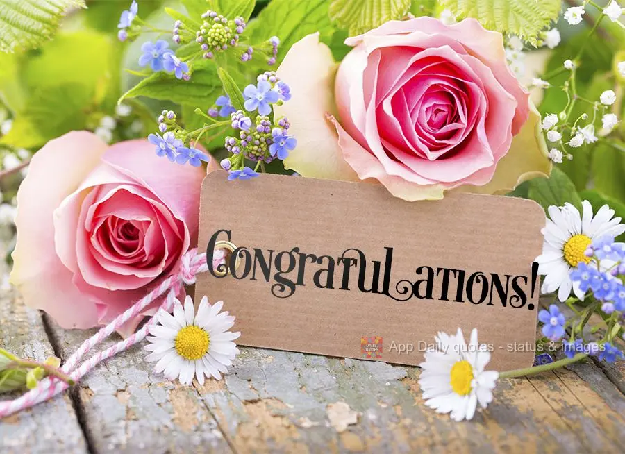 Congratulations!