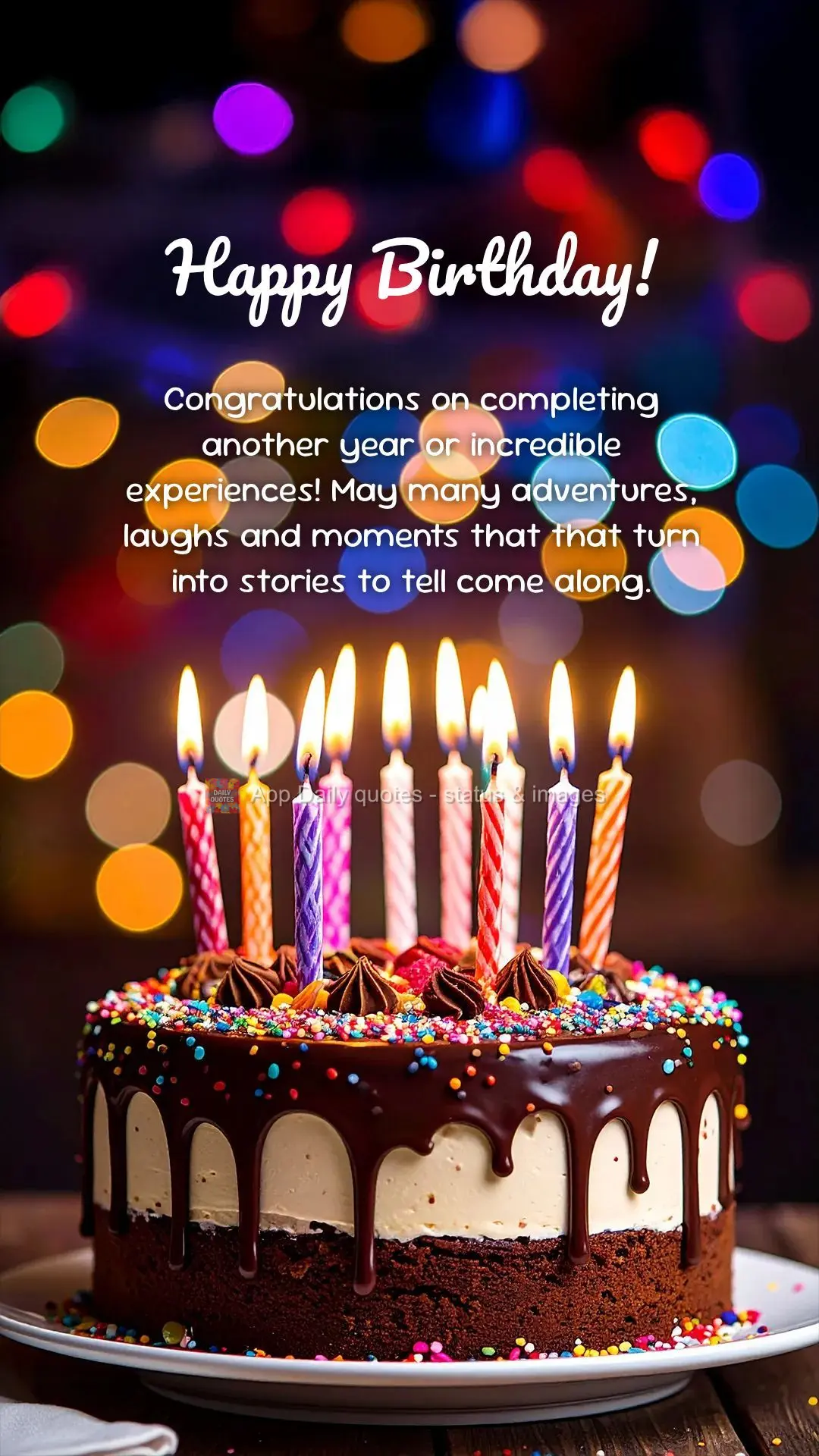 Congratulations on completing another year or incredible experiences! May many adventures, laughs and moments that that turn into stories to tell come al...