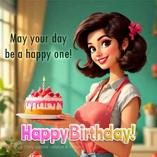 May your day be a happy one! Happy Birthday!