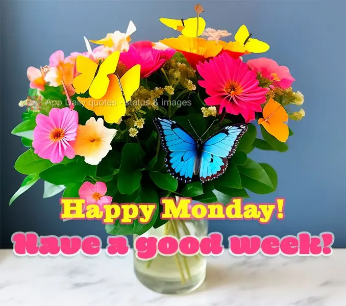 Happy Monday! Have a good week!