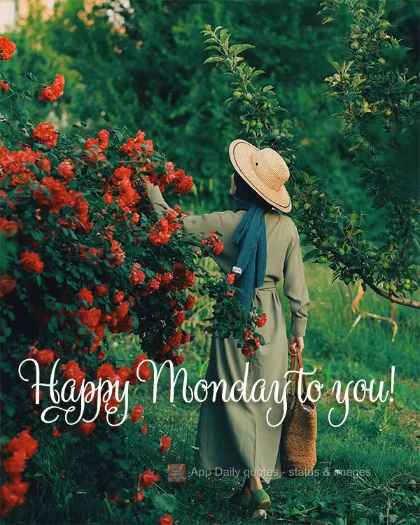 Happy Monday to you!