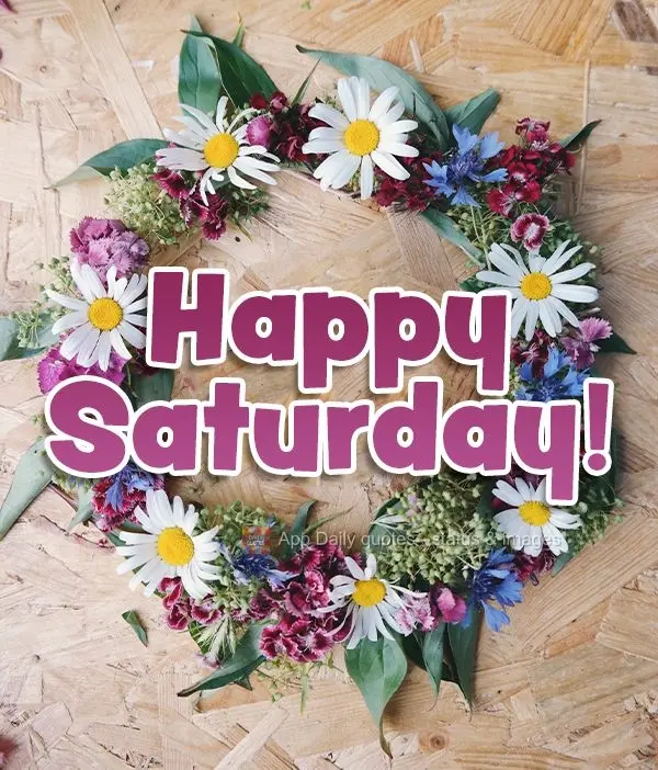 Happy Saturday!