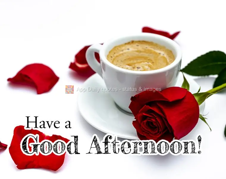 Have a Good afternoon!