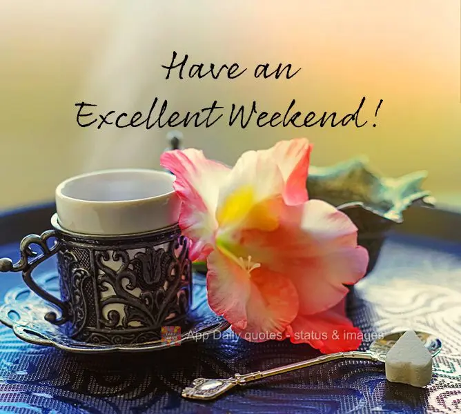 Have an Excellent Weekend!