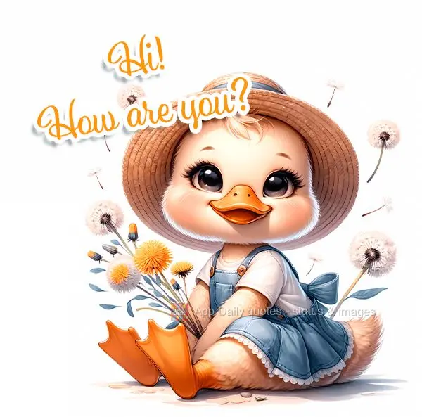 Hi! How are you?