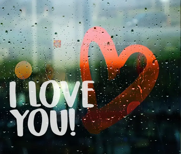 I love you!