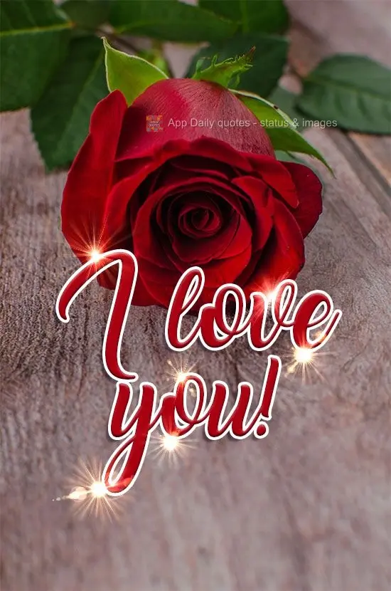 I love you!
