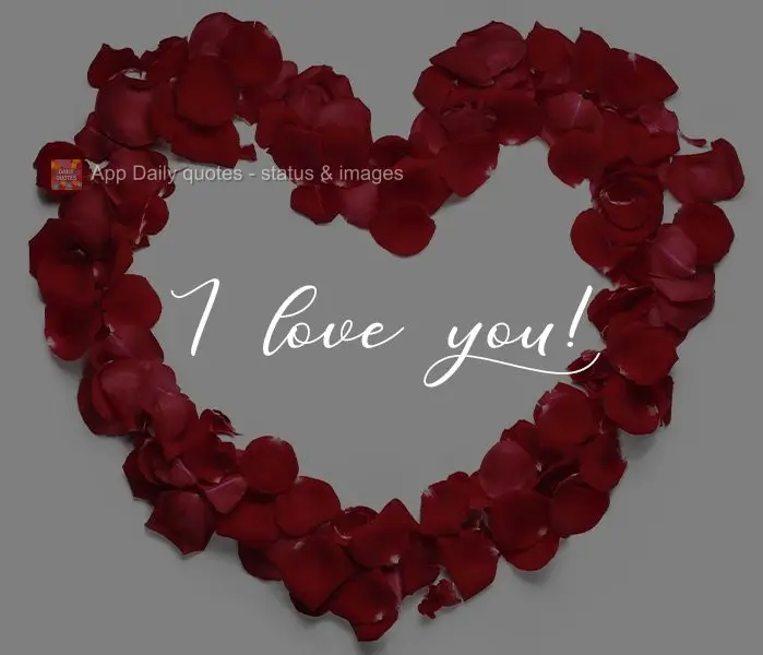 I love you!
