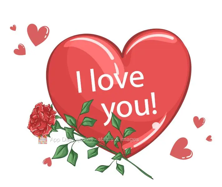 I love you! 