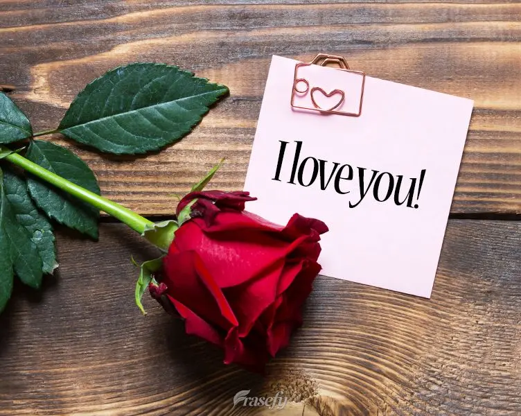 I love you!