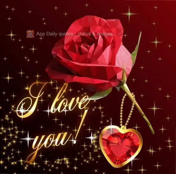 I love you!