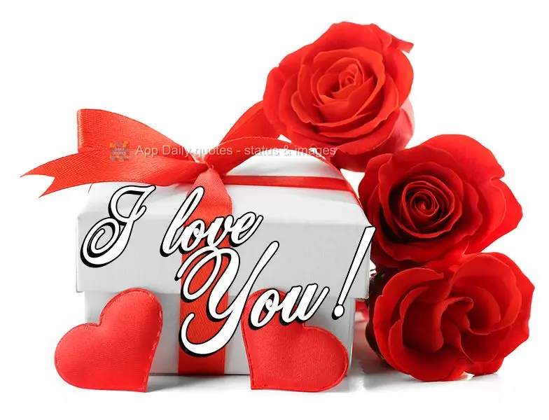 I love you!