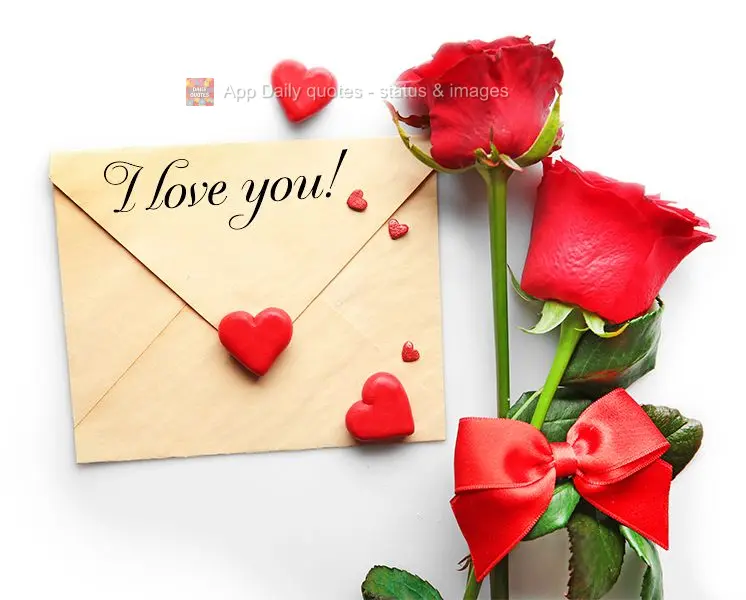 I love you!