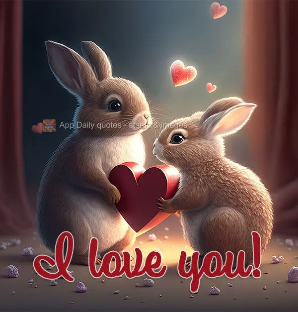 I love you!