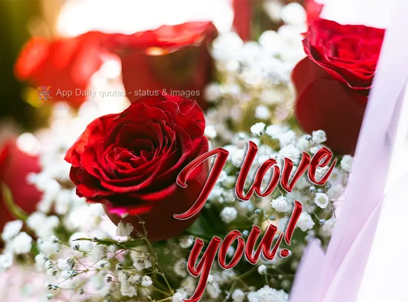 I love you!