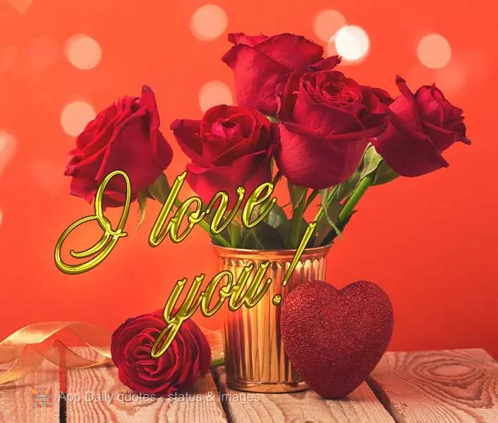 I love you!