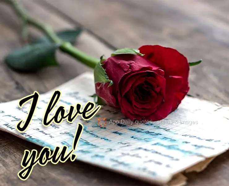 I love you!