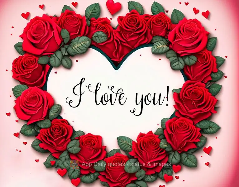 I love you!