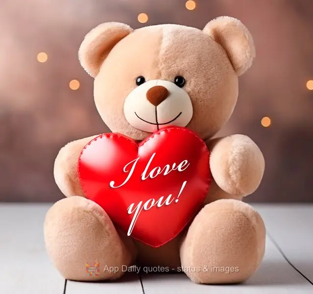 I love you!