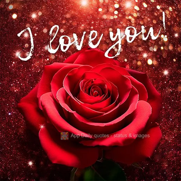I lov you!