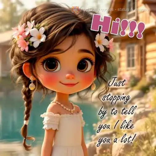 Just stopping by to tell you I like you a lot! Hi!!!
