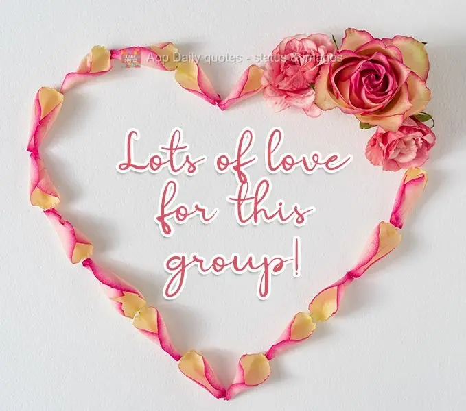 Lots of love for this group! 