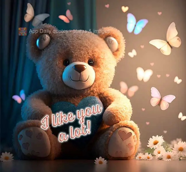 I like you a lot!