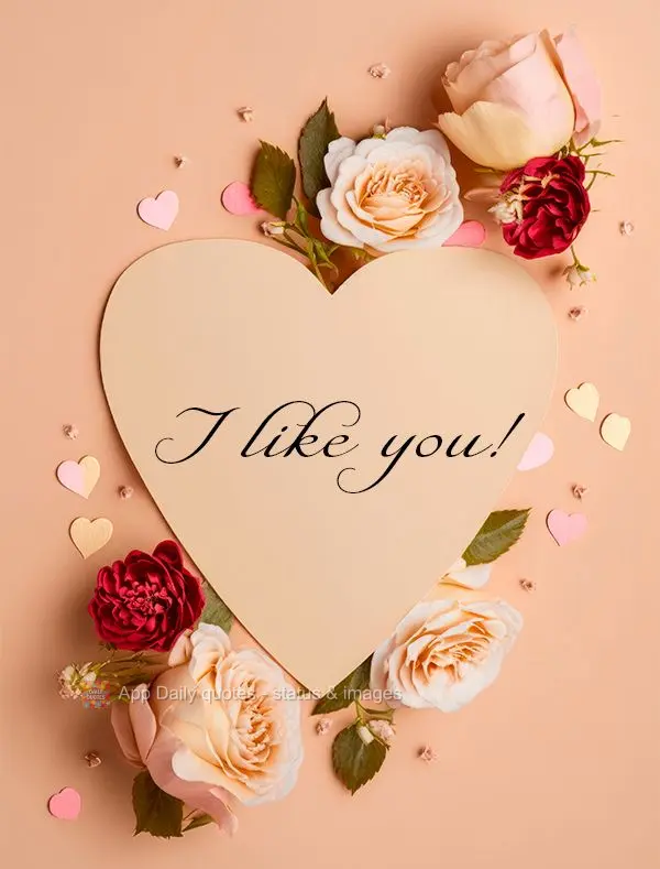 I like you!