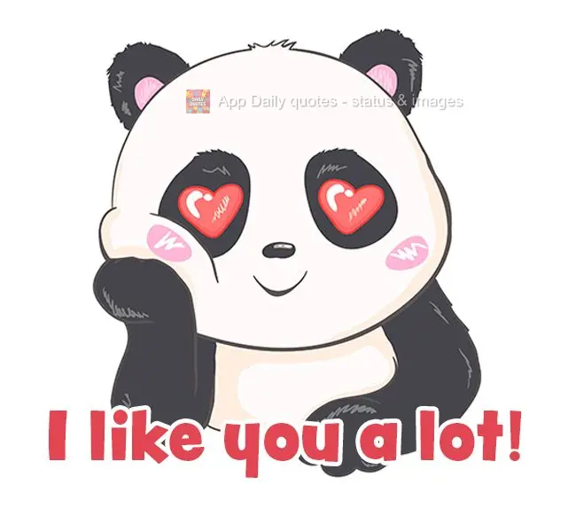 I like you a lot!