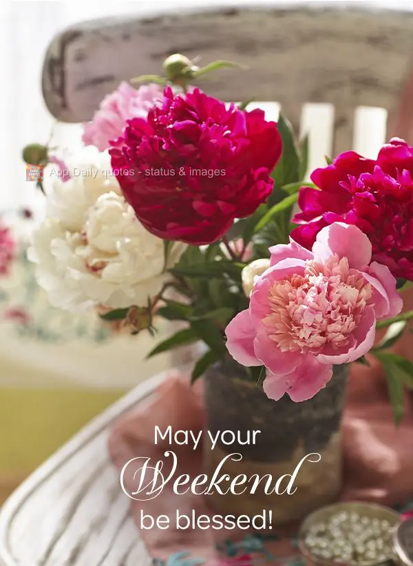 May your weekend be blessed!