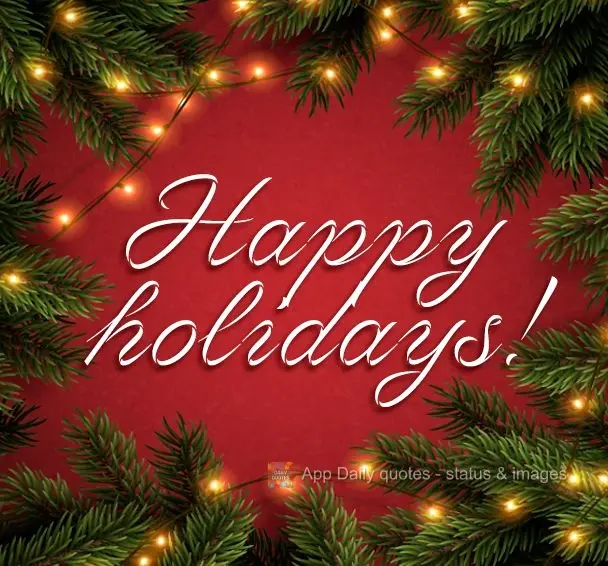 Happy Holidays!