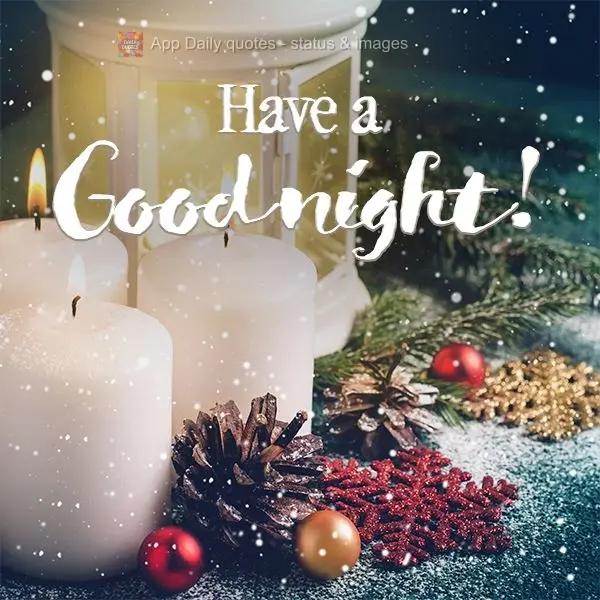 Have a good night!