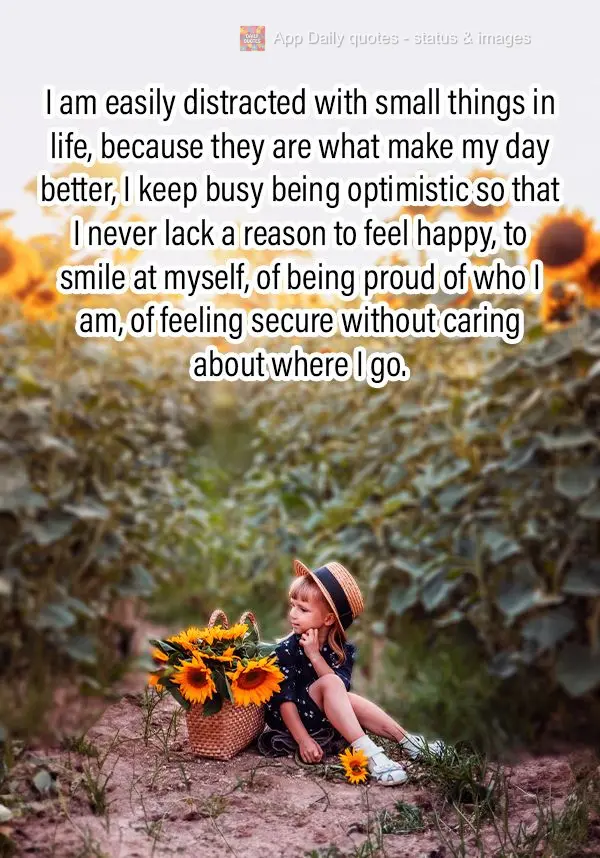 I am easily distracted with small things in life, because they are what make my day better, I keep busy being optimistic so that I never lack a reason to...