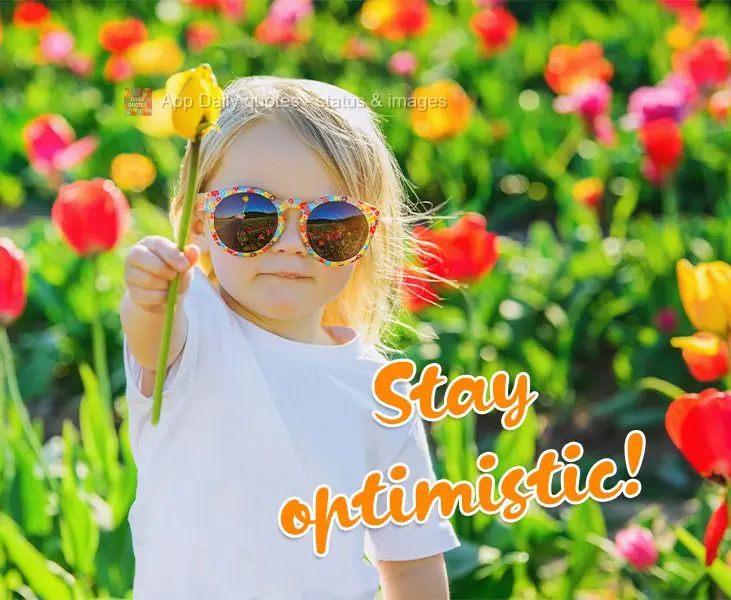 Stay optimistic!