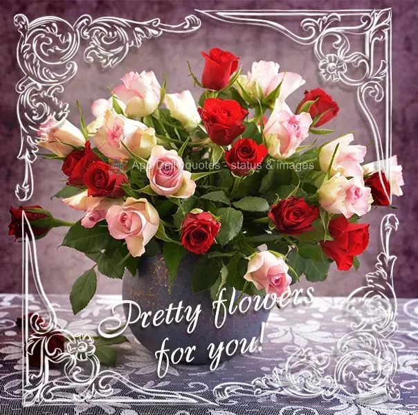 Pretty flowers for you!