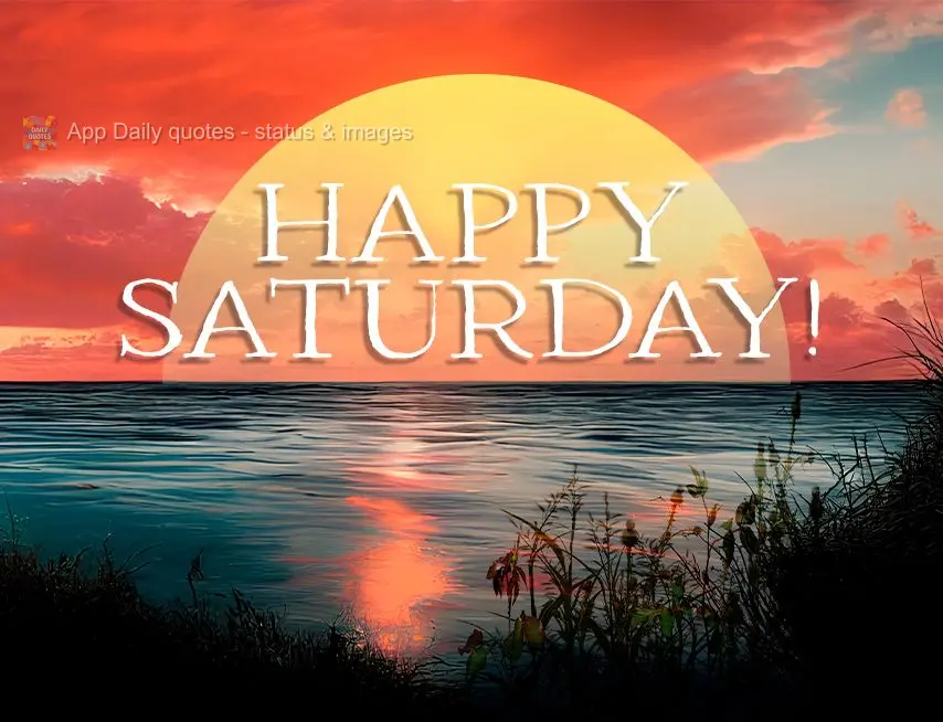 Happy Saturday!