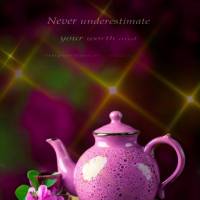 Never underestimate your worth and importance. You are a unique and special person, able to make a difference in the world. Happy Saturday!