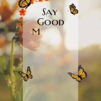 Say Good Morning to life and it will bring you many reasons to live!